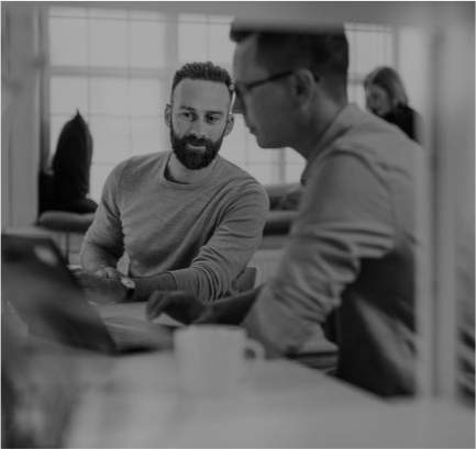 Nicepixels Team Members Meeting in the Office 