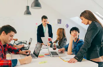 Team Meeting in the Office - Nicepixels