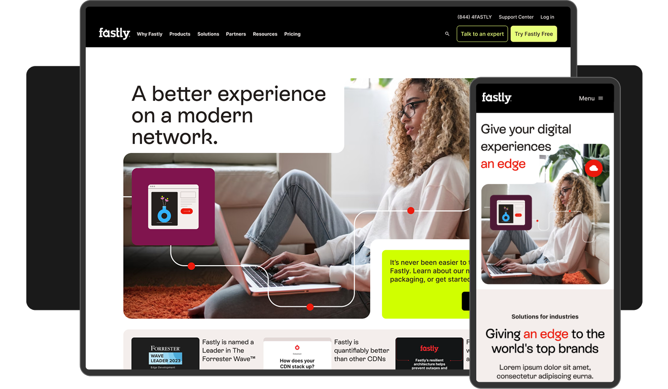 Fastly mockup